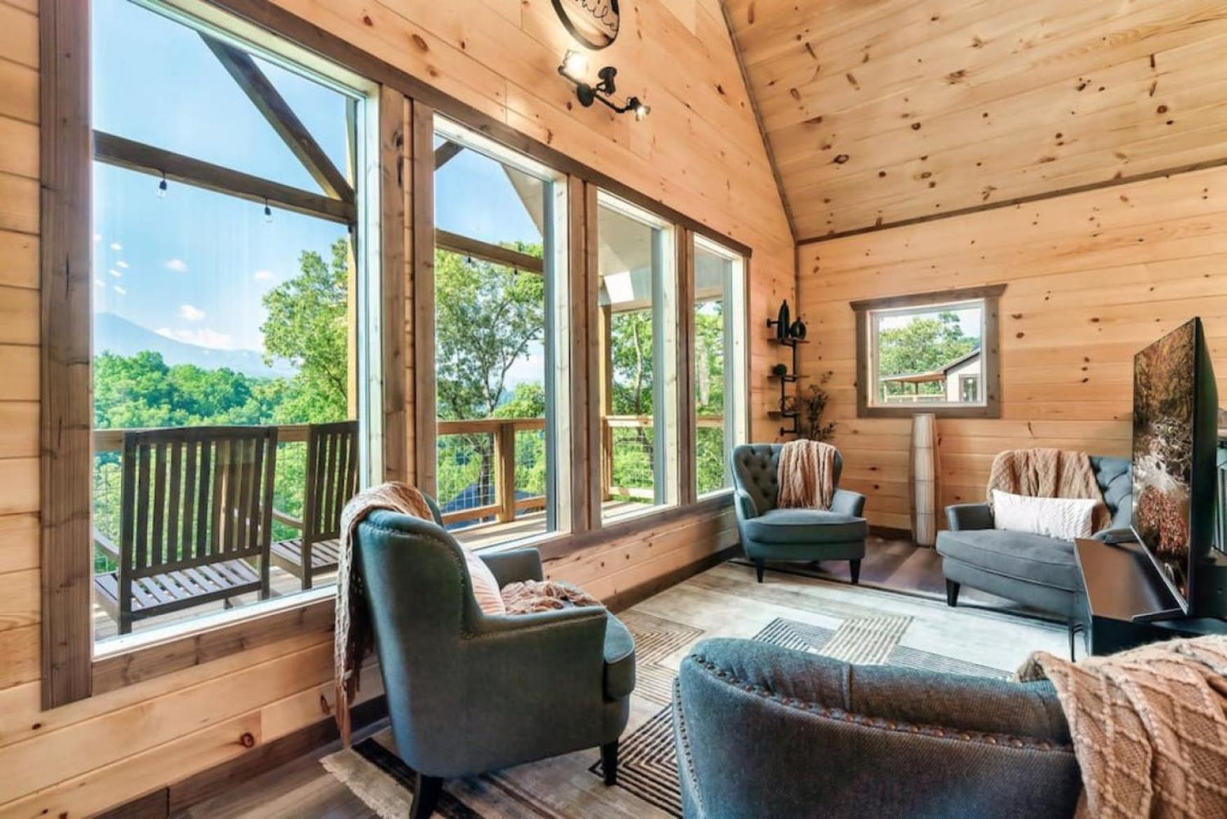Tranquil Mountain Getaway By Ghosal Luxury Lodging Gatlinburg Kültér fotó