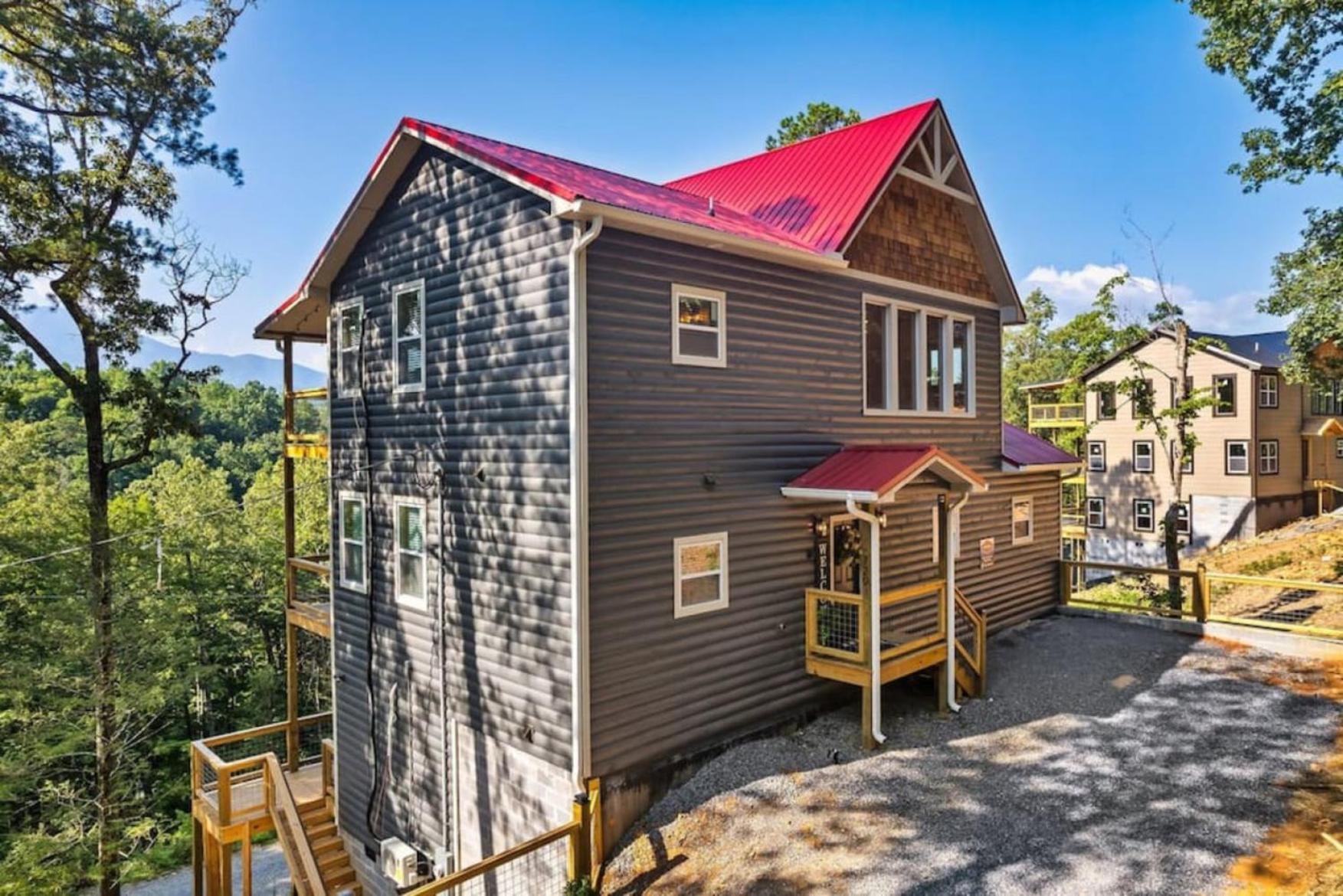 Tranquil Mountain Getaway By Ghosal Luxury Lodging Gatlinburg Kültér fotó