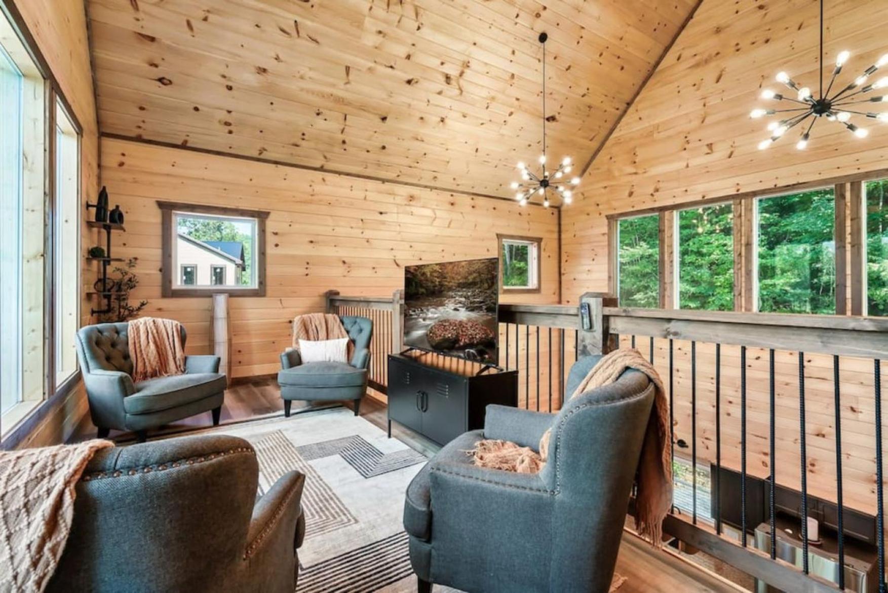 Tranquil Mountain Getaway By Ghosal Luxury Lodging Gatlinburg Kültér fotó