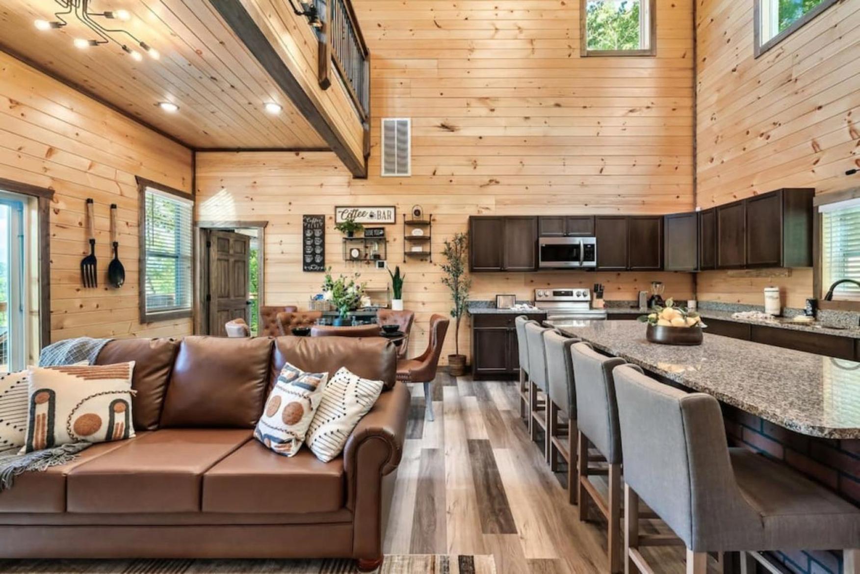 Tranquil Mountain Getaway By Ghosal Luxury Lodging Gatlinburg Kültér fotó